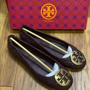 Tory Burch Quilted Leather Minnie ballet flats 10